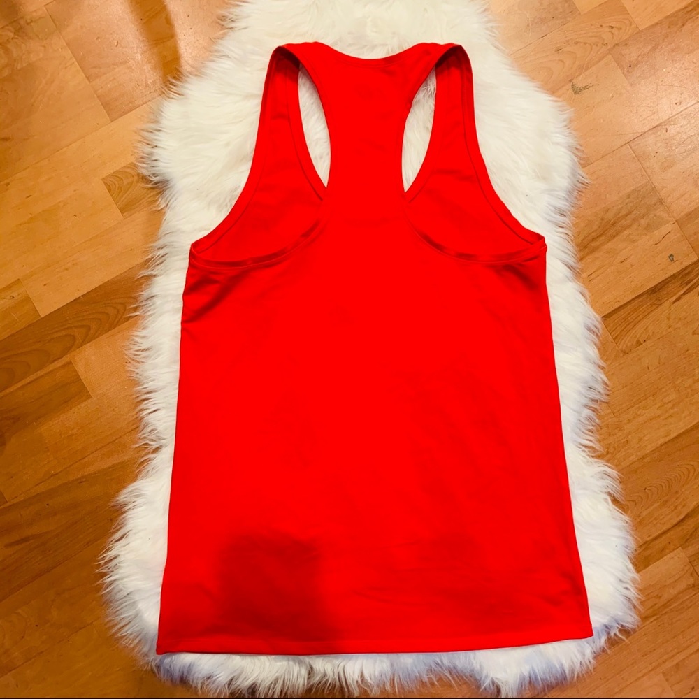 Athleta Red Long Racerback Tank XL - Picture 2 of 4